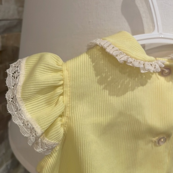 Vintage Yellow Baby Dress - Picture 5 of 5